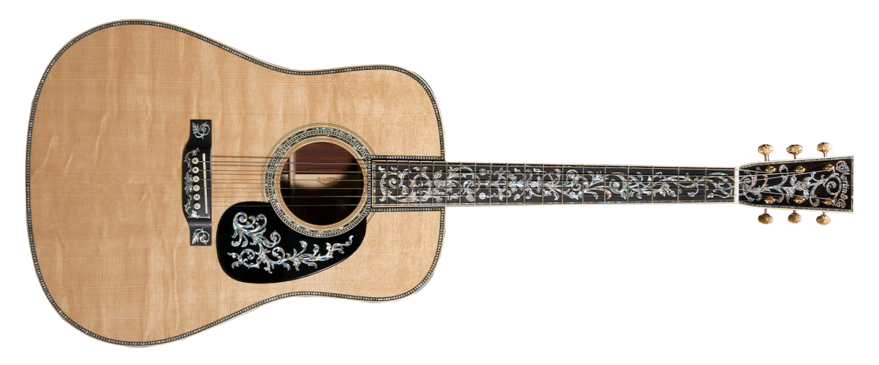 Cutaway guitar body in front of blue wall