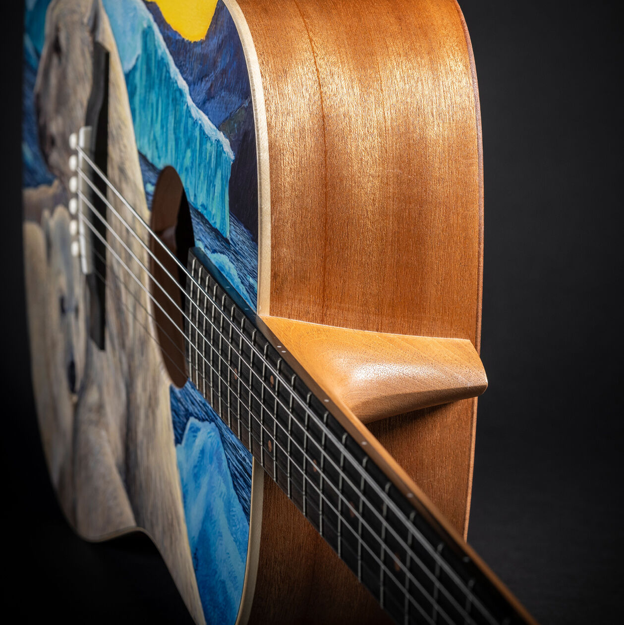 Photo of the neck heel on the D-Biosphere III