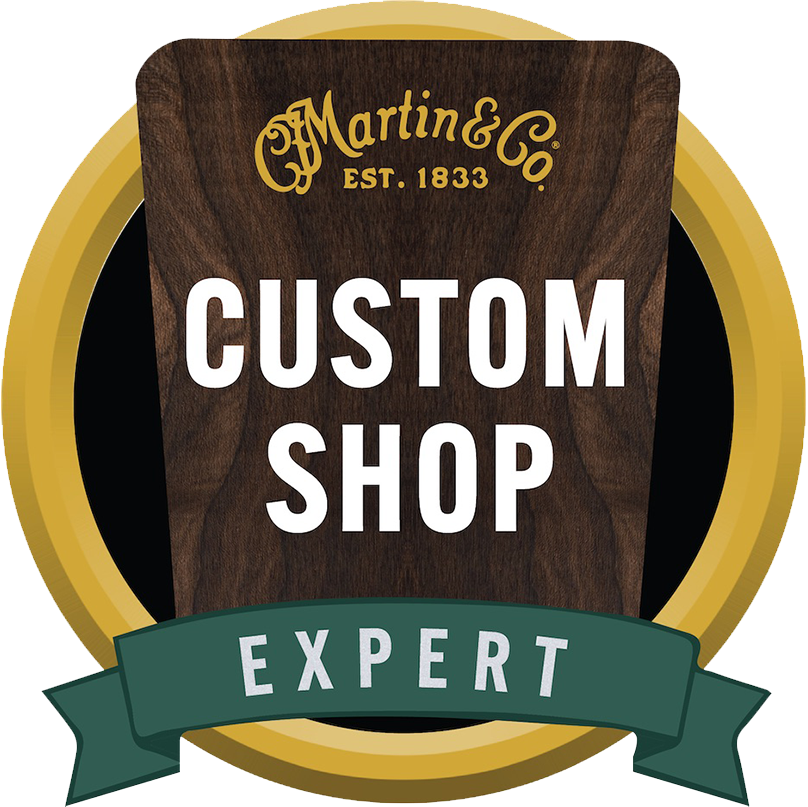 Badge that says Custom Shop Expert