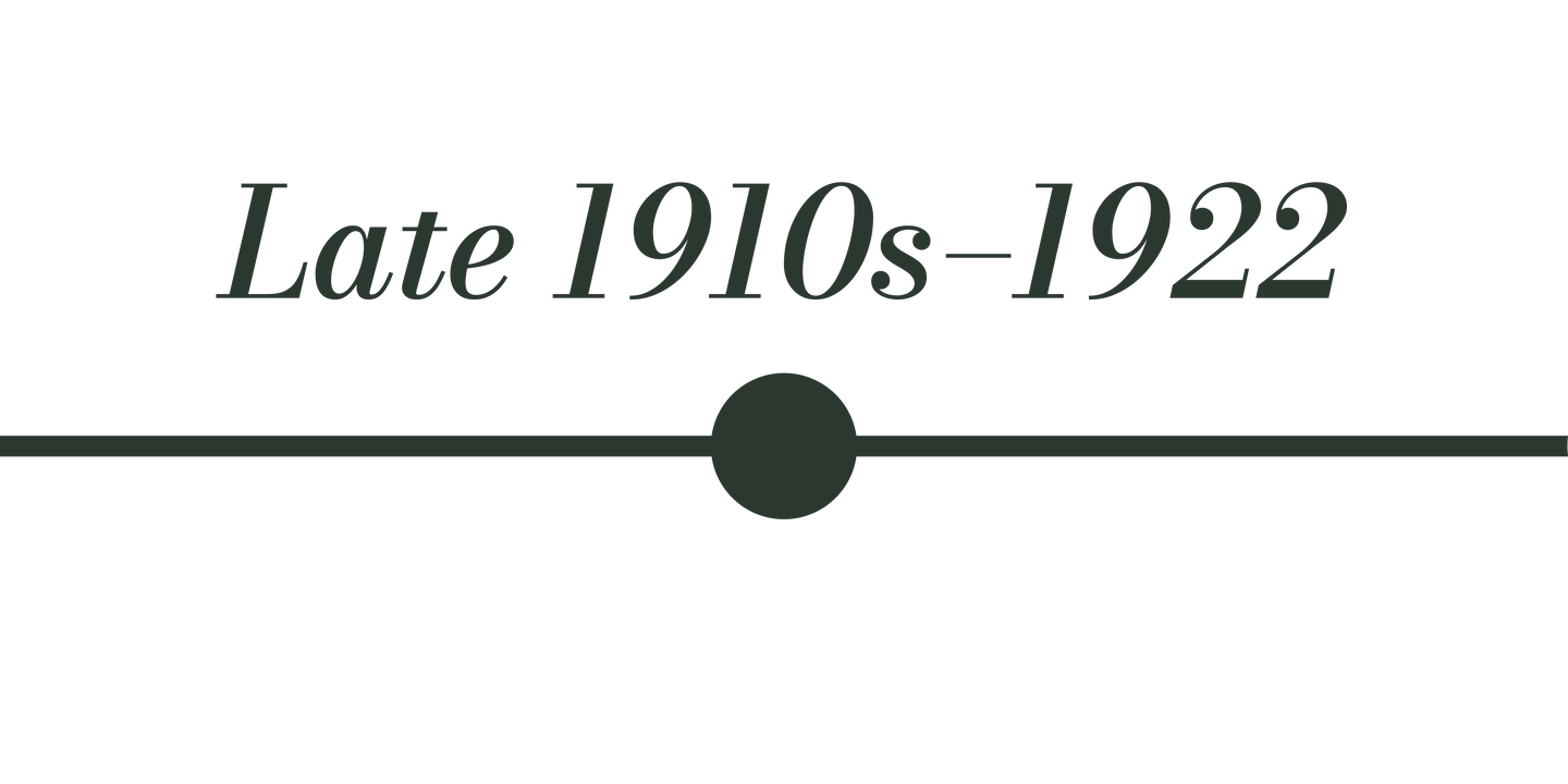 Late 1910s-1922
