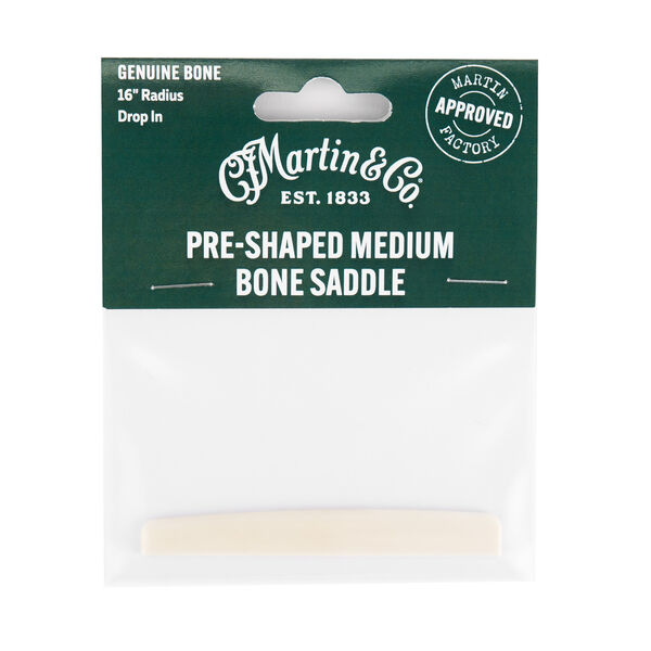 Martin Pre-Shaped Medium Bone Saddle image number 0