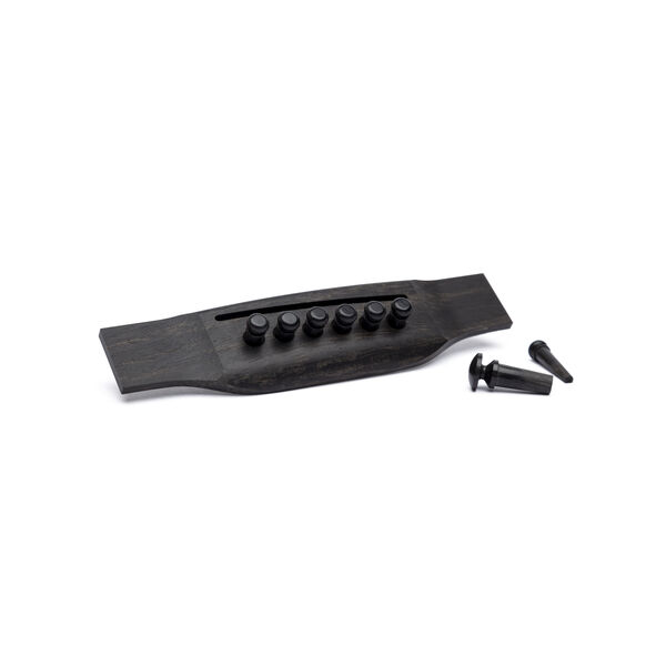 Plain Bridge Pins & Endpins - Ebony Plain image number 1