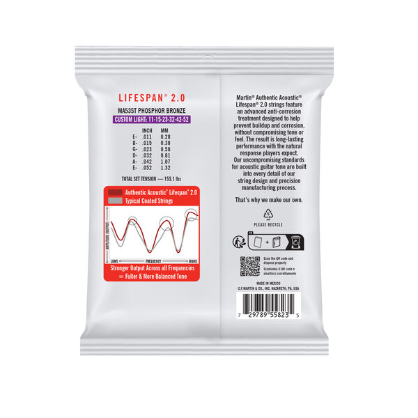 Lifespan MA535T Guitar Strings image number 1