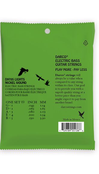 Darco&reg; Electric Bass Strings