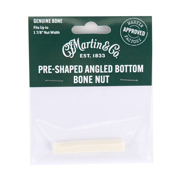 Martin Pre-Shaped Angled Bottom Bone Nut image number 0