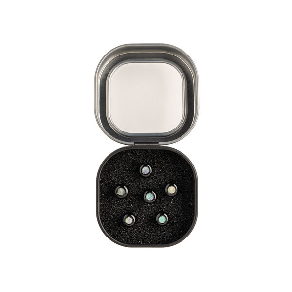 LUXE BY MARTIN&reg; Bridge Pins (Gloss Black with Pearl) image number 1