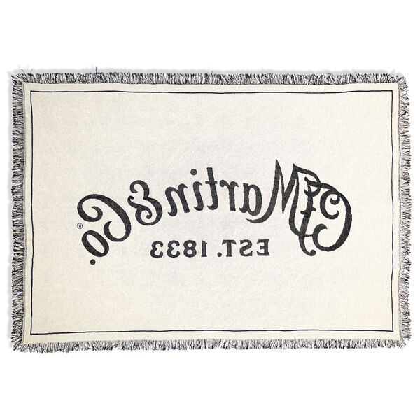 Martin Script Logo Woven Blanket image number 2