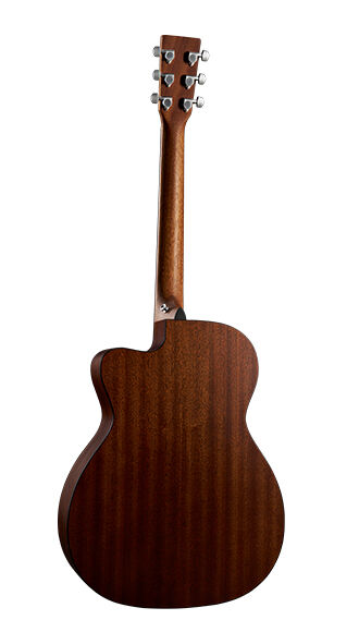 Back of Martin OMC-10E Modern Burst Guitar