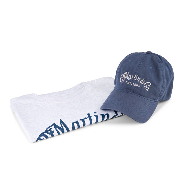Martin Logo T-Shirt and Hat image number 0