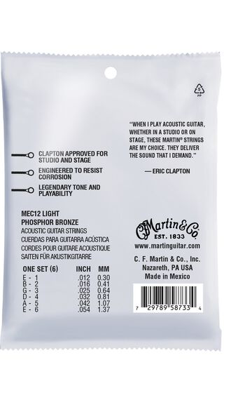 Clapton&rsquo;s Choice Acoustic Guitar Strings