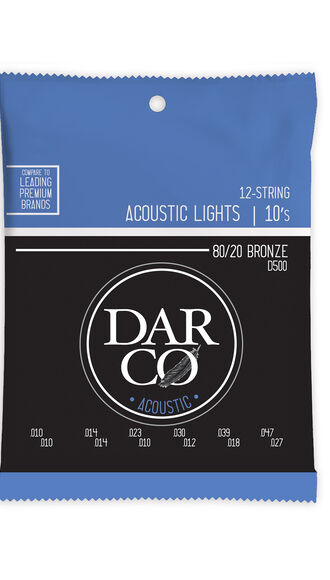 Darco&reg; Acoustic Guitar Strings 80/20 Bronze