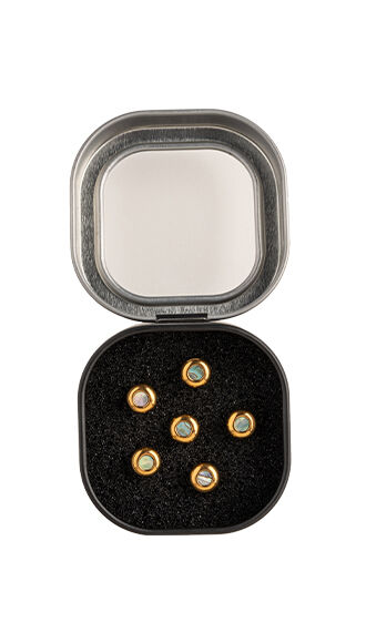 LUXE BY MARTIN&reg; Bridge Pins (Gold with Pearl)