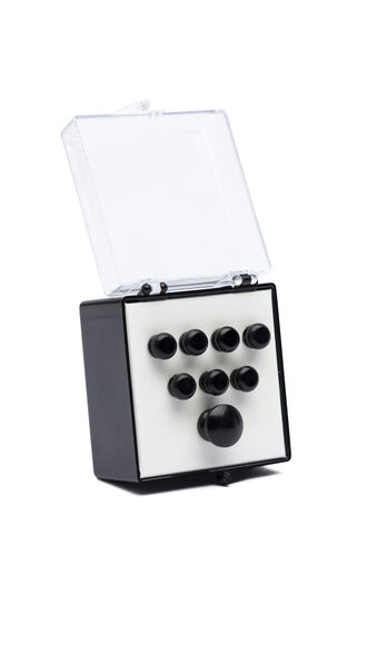 Plain Bridge Pins & Endpins - Ebony Plain