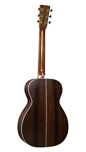 Back of Martin Custom Shop 0-28 Guitar