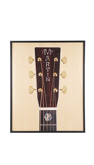 D-45 Headstock Framed Print