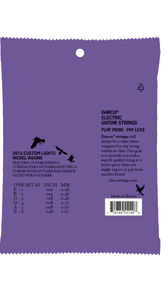 Darco&reg; Electric Guitar Strings