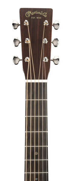 Headstock and Neck of Martin D-28 Satin Amberburst Guitar image number 3