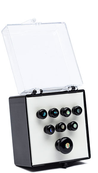 Martin Pearl Inlaid Bridge Pins & Endpins (Black)