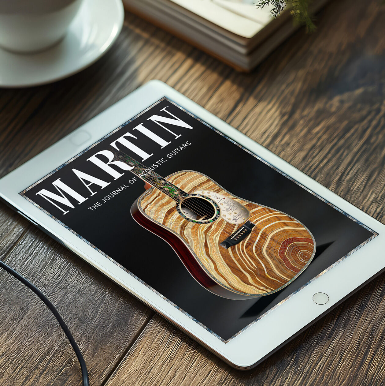 Martin Journal cover on a tablet