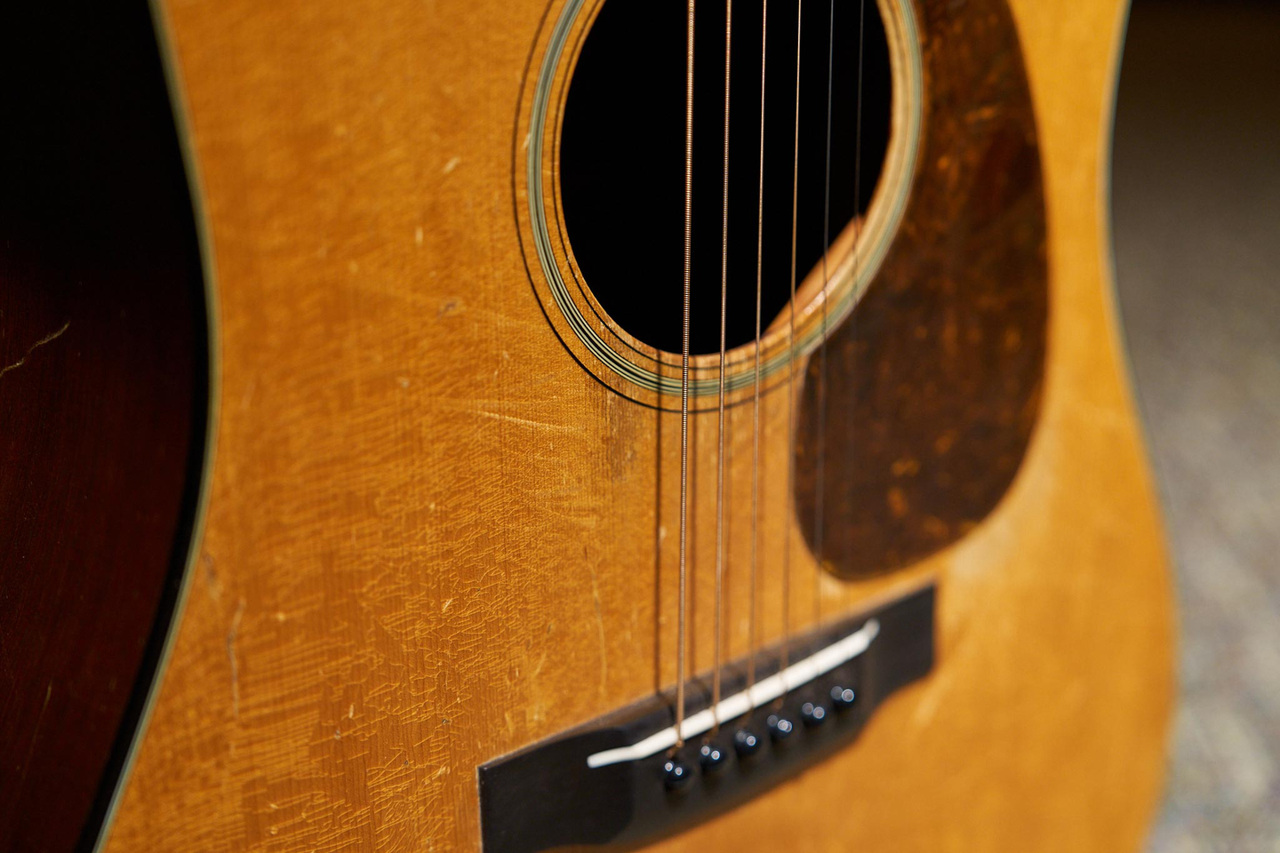 Photo of James Taylor's 1937 D-18