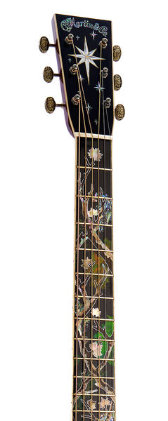 Headstock and Neck of Martin D-300 Guitar image number 3