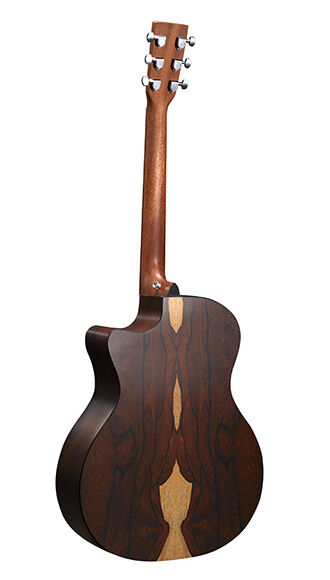 Back of Martin GPC-X2E Cocobolo Guitar