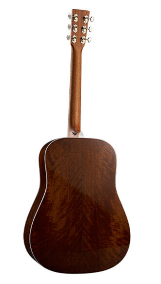 Back of Martin D-13E Retro Walnut Guitar