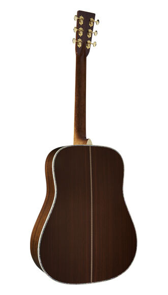 Back of Martin D-45 Guitar
