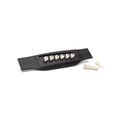 Martin Inlaid Bridge Pins & Endpins - White/Black image number 2