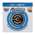 Martin Authentic Acoustic Guitar Strings Value Pack - Custom Light image number 3