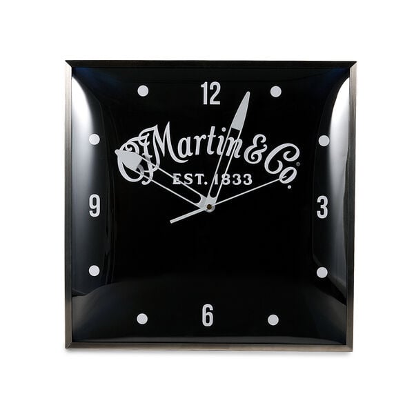 Martin D-28 Silhouette Lighted Wall Clock  image number 0