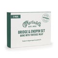 Bone w/ Tortoise Bridge & End Pin (Bulk) image number 2