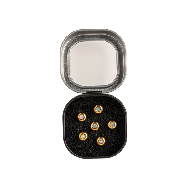 LUXE BY MARTIN&reg; Bridge Pins (Gold with Pearl) image number 1