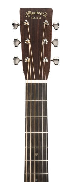Headstock and Neck of Martin D-28 Satin Amberburst Guitar image number 3