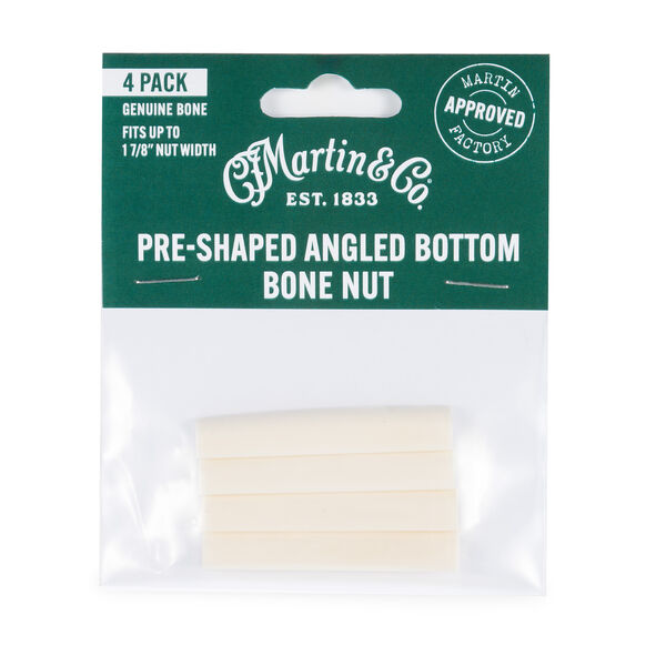 Martin Angled Bottom Bone Nut &ndash; 4-Pack image number 0