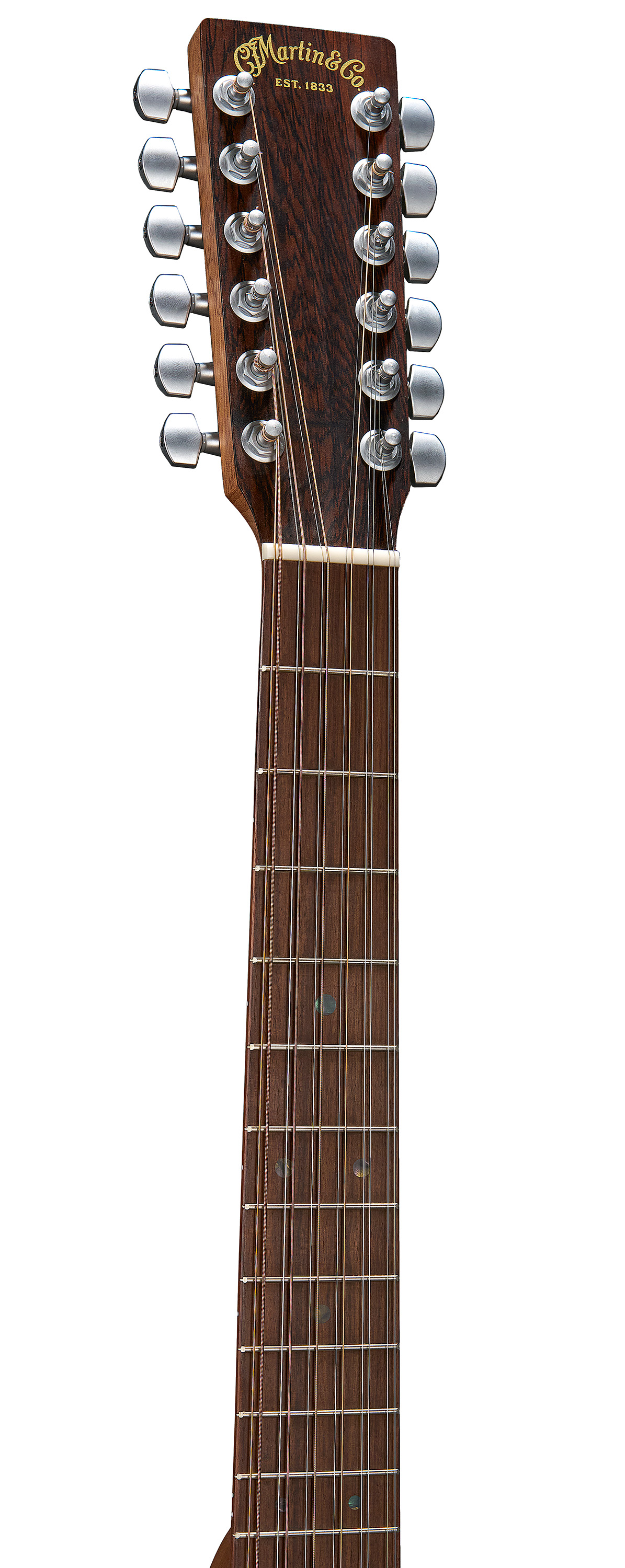 Headstock and Neck of Martin DC-X2E Brazilian 12-String Guitar image number 4