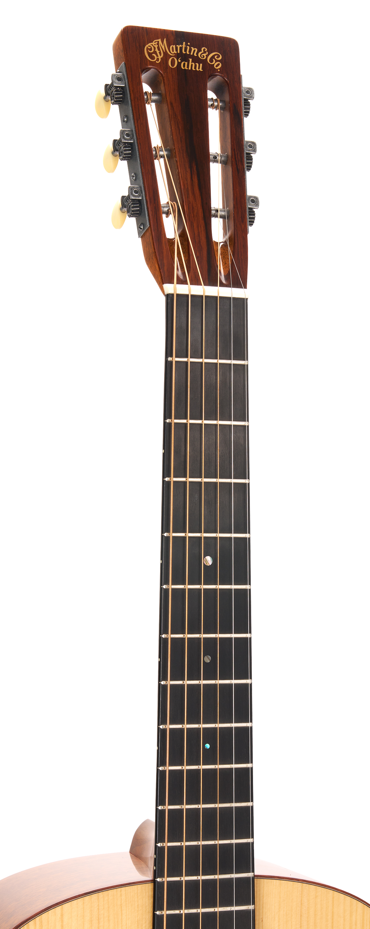 Headstock and Neck of Martin Custom K-1 Major Kealakai Guitar image number 4