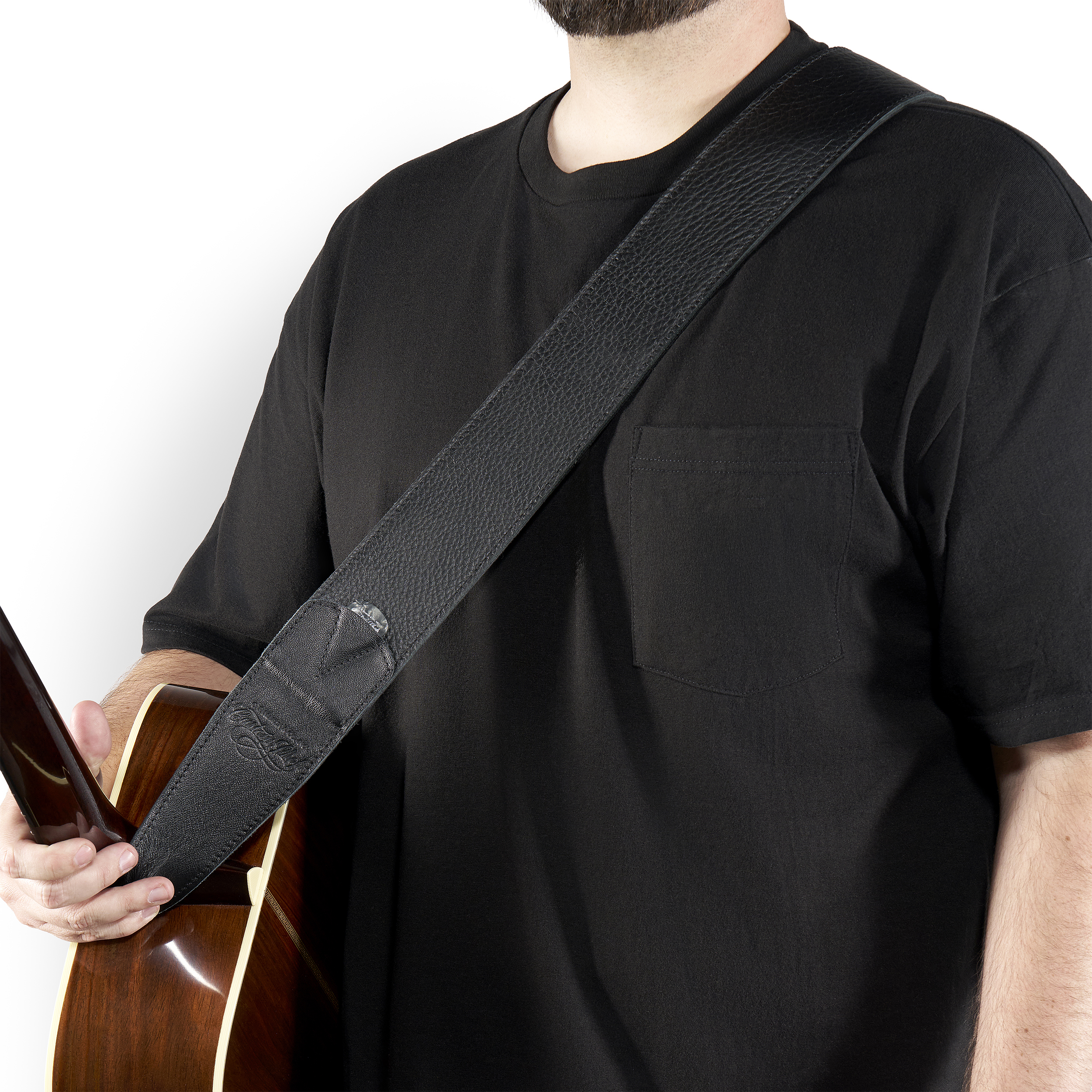 Martin Custom Shop Leather Pickholder Strap image number 1