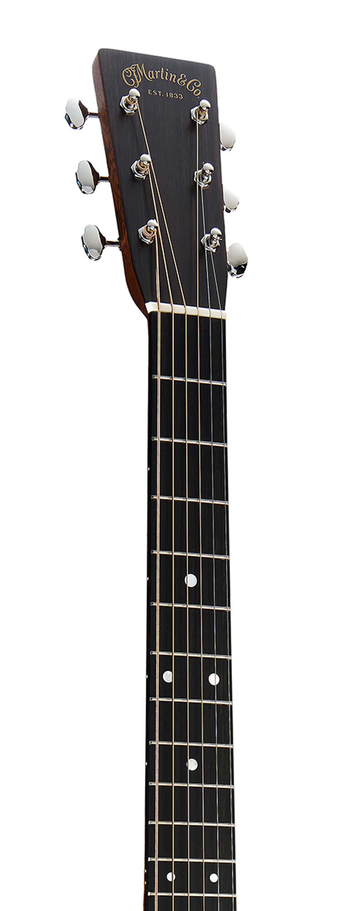 Headstock and Neck of Martin D-28 Satin 1935 Sunburst Guitar image number 4