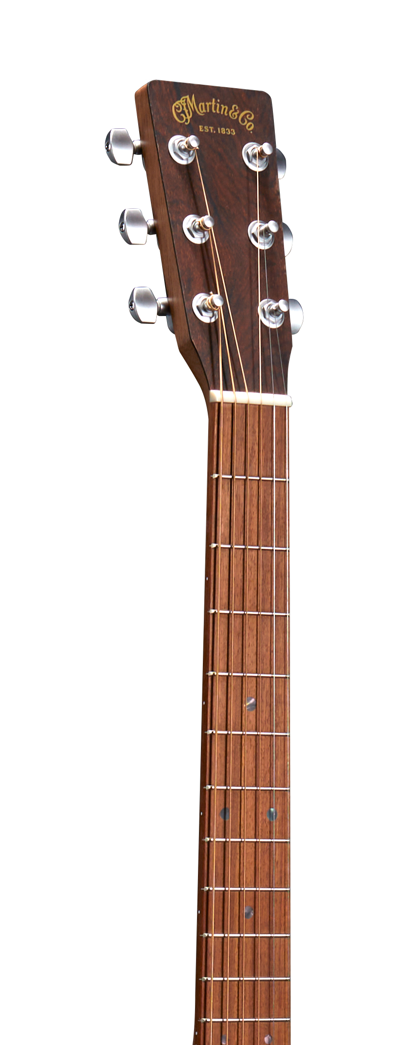 Headstock and Neck of Martin GPC-X2E Cocobolo Guitar image number 4