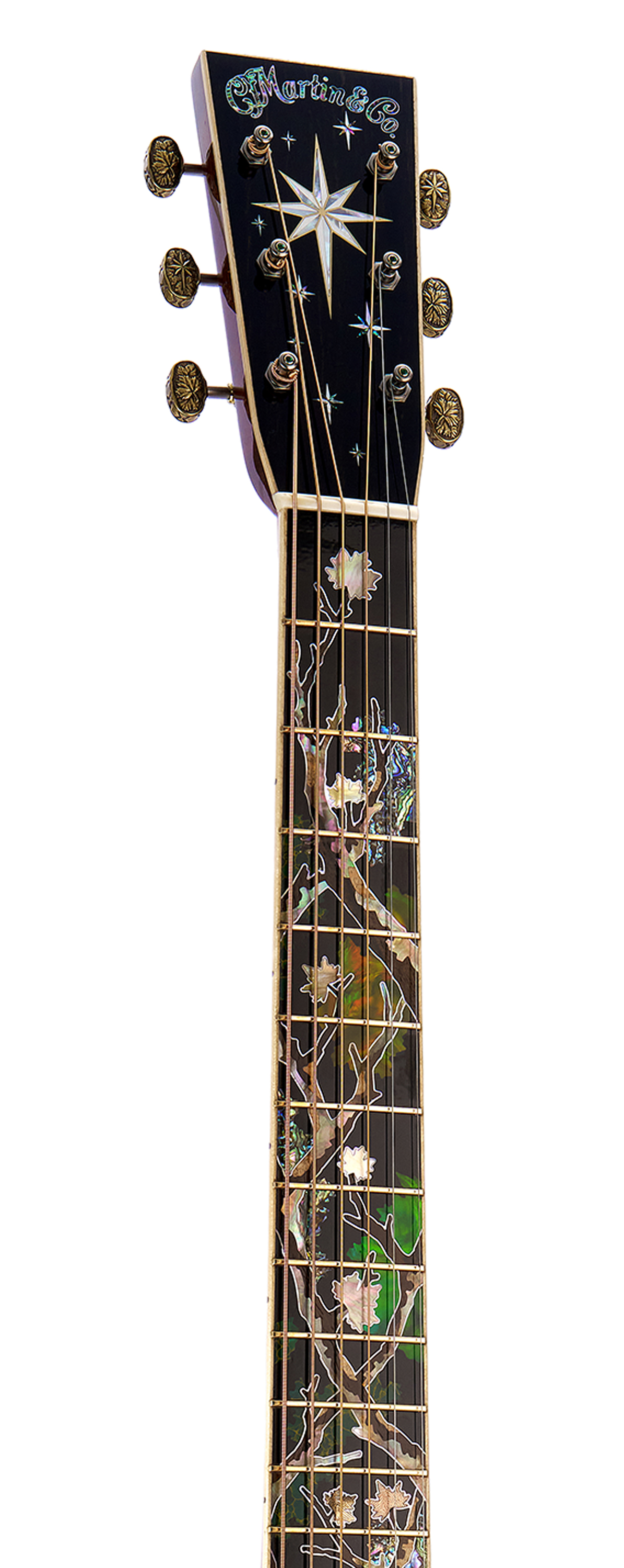 Headstock and Neck of Martin D-300 Guitar image number 4