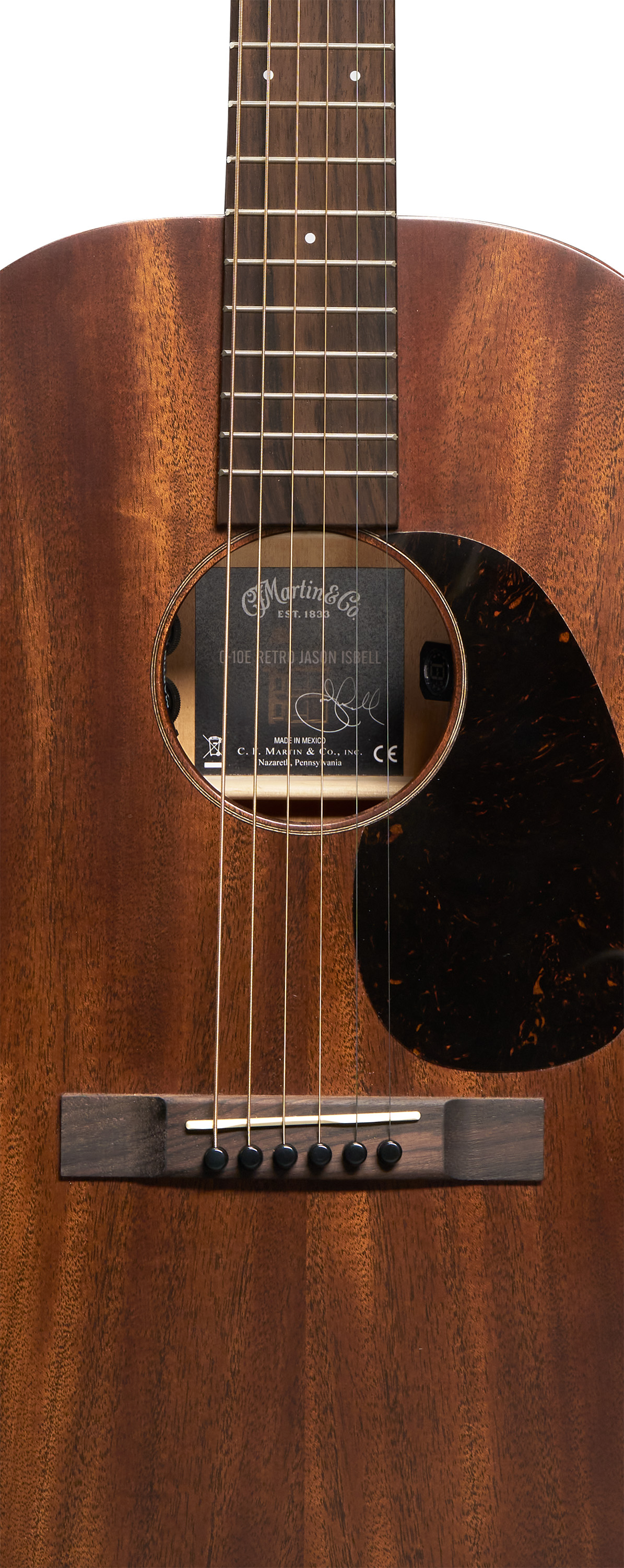 Body of Martin 10-E Retro Jason Isbell Guitar image number 3