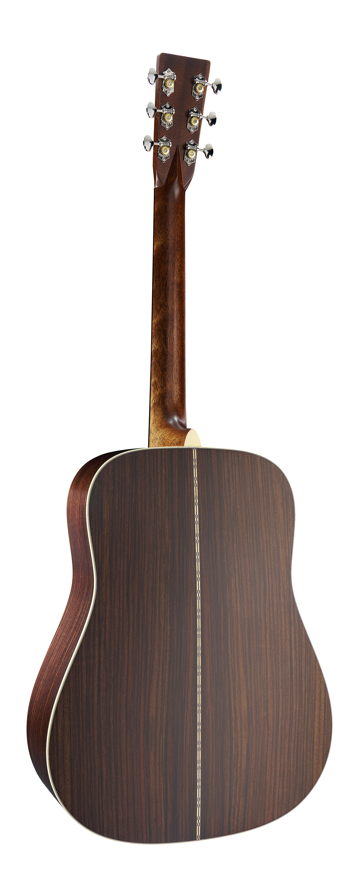 Back of Martin D-28 Satin 1935 Sunburst Guitar image number 2