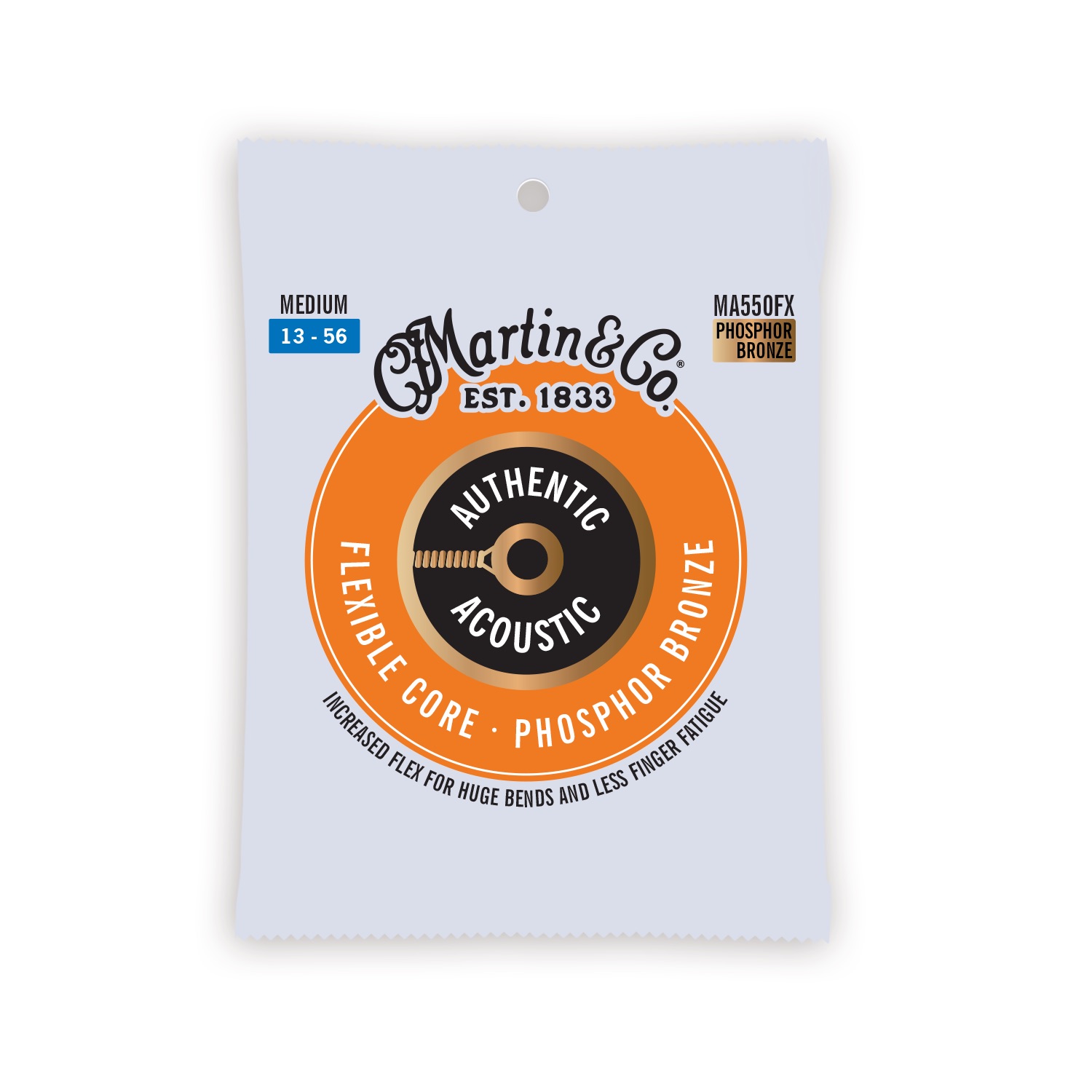 Authentic Acoustic Flexible Core Guitar Strings Phosphor Bronze image number 1