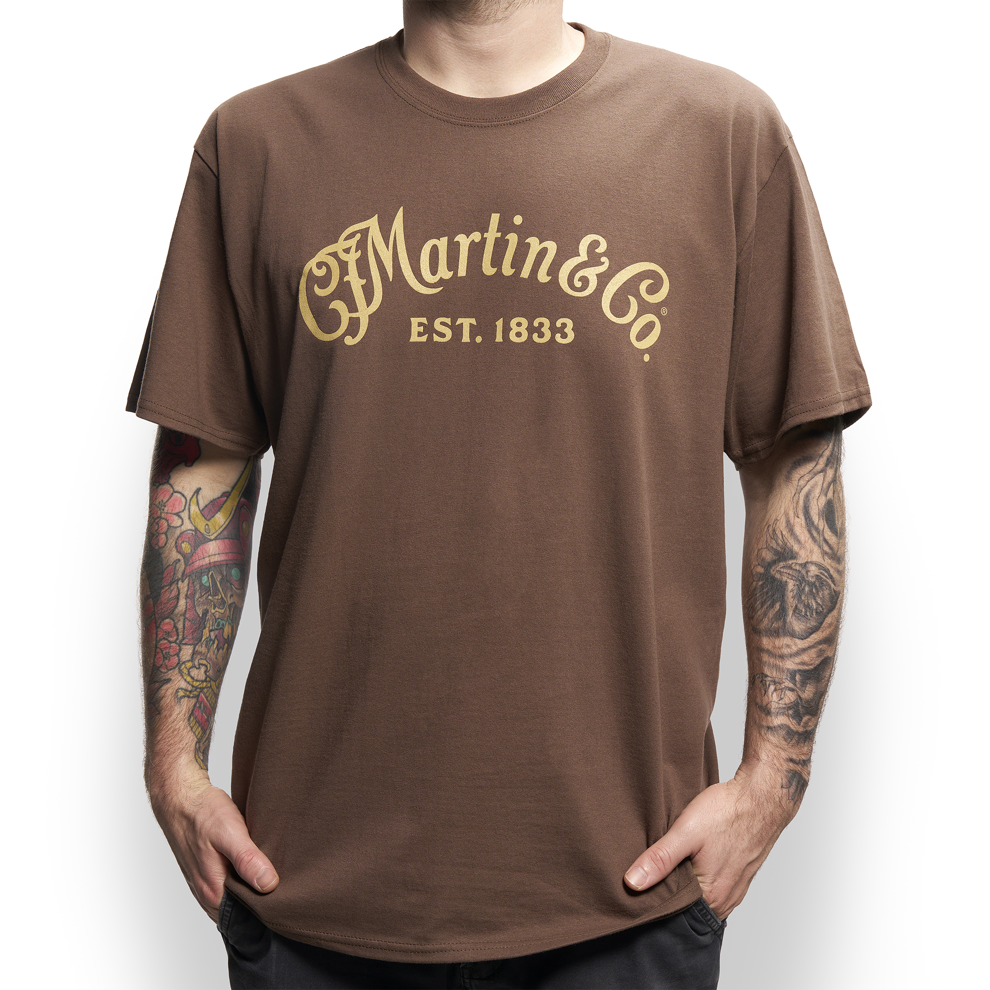Martin Tone on Tone Walnut Brown T-Shirt image number 1