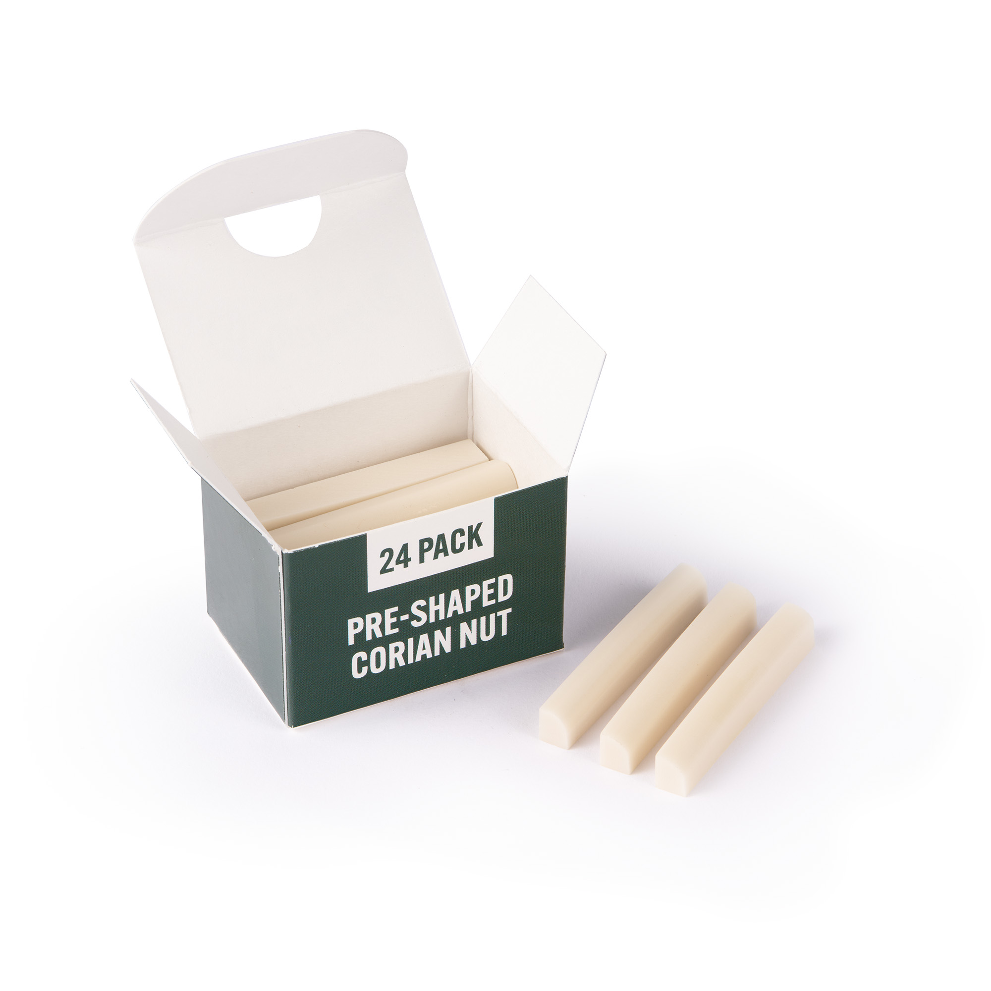 24 Pack of Pre-shaped Corian Nut image number 1
