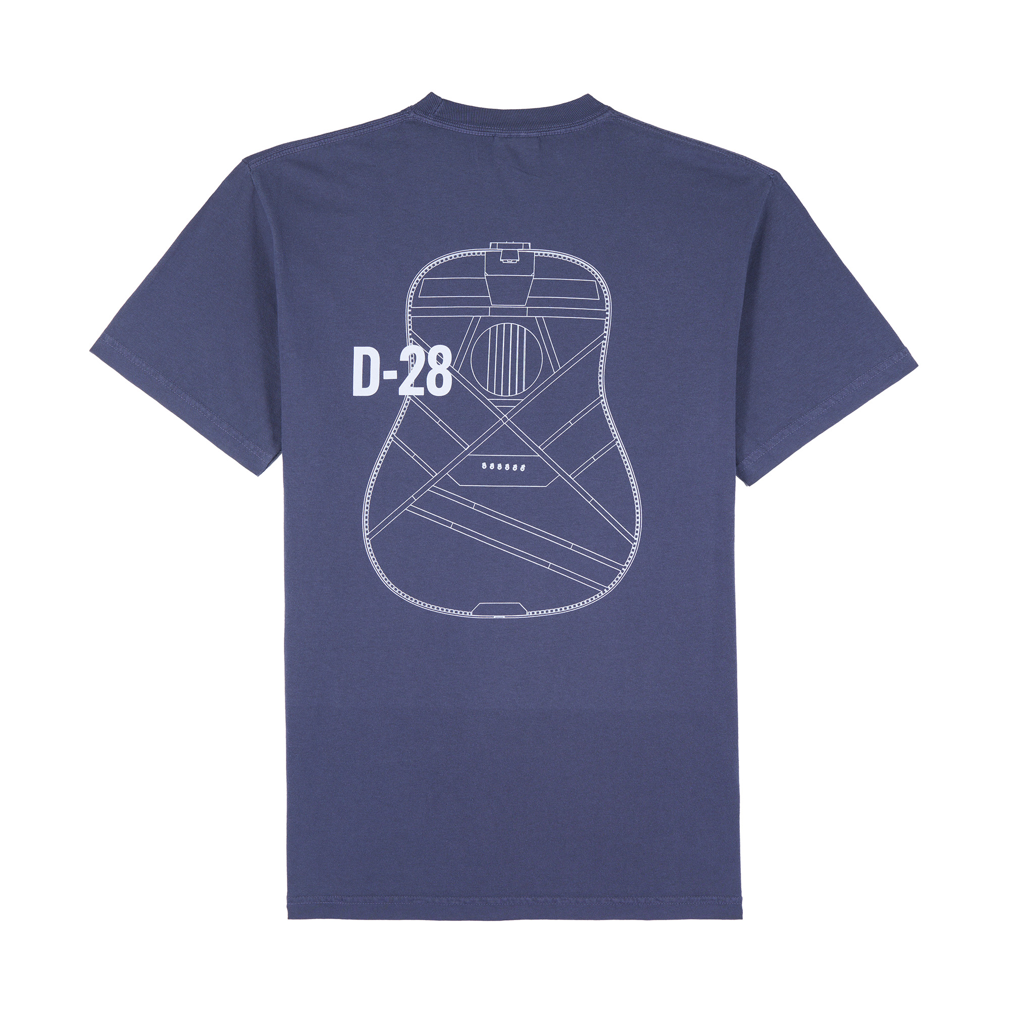 Back of Martin D-28 Blueprint T-Shirt image number 4