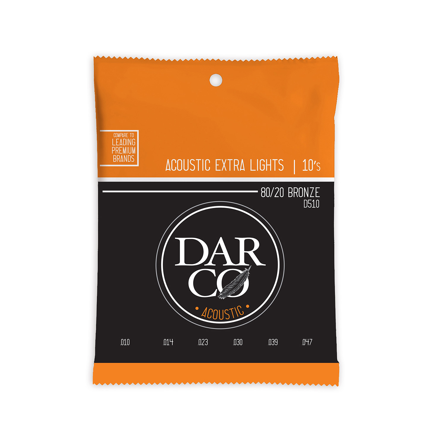 Darco&reg; Acoustic Guitar Strings 80/20 Bronze image number 1