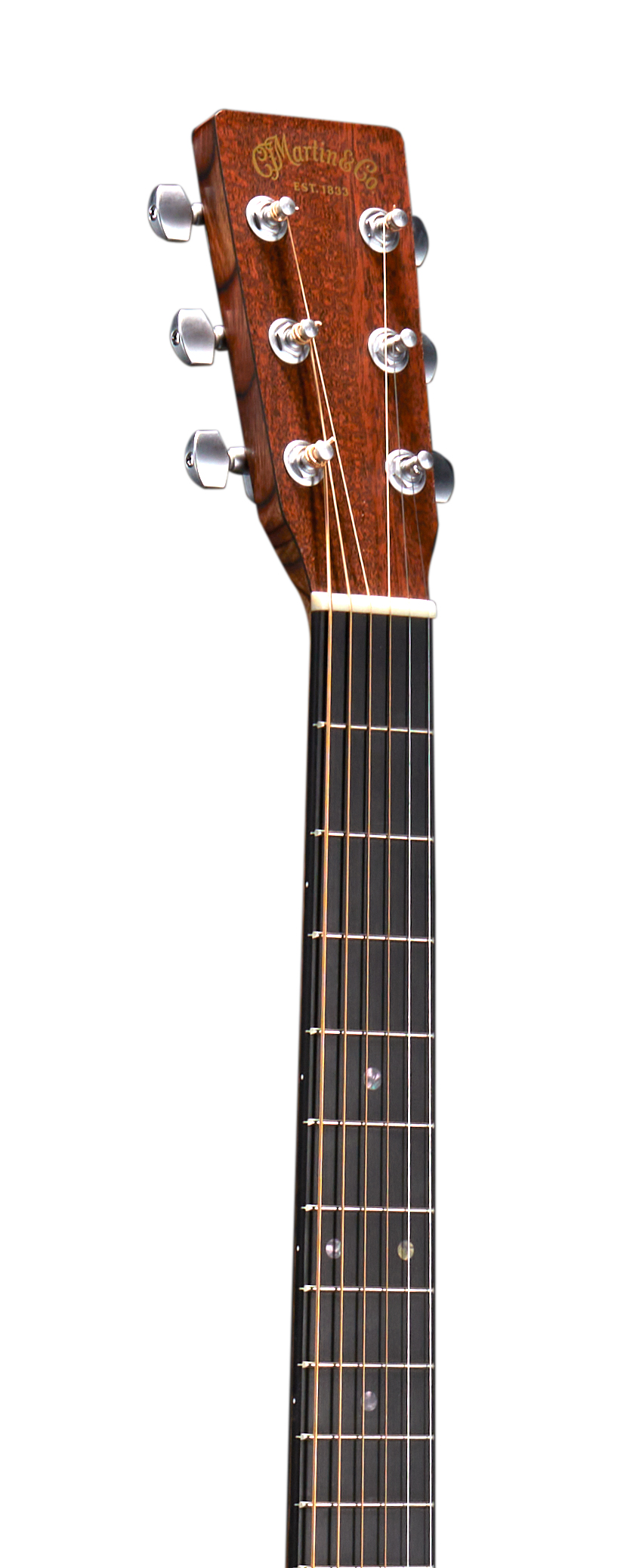 Headstock and Neck of Martin D-X1E Mahogany Guitar image number 4