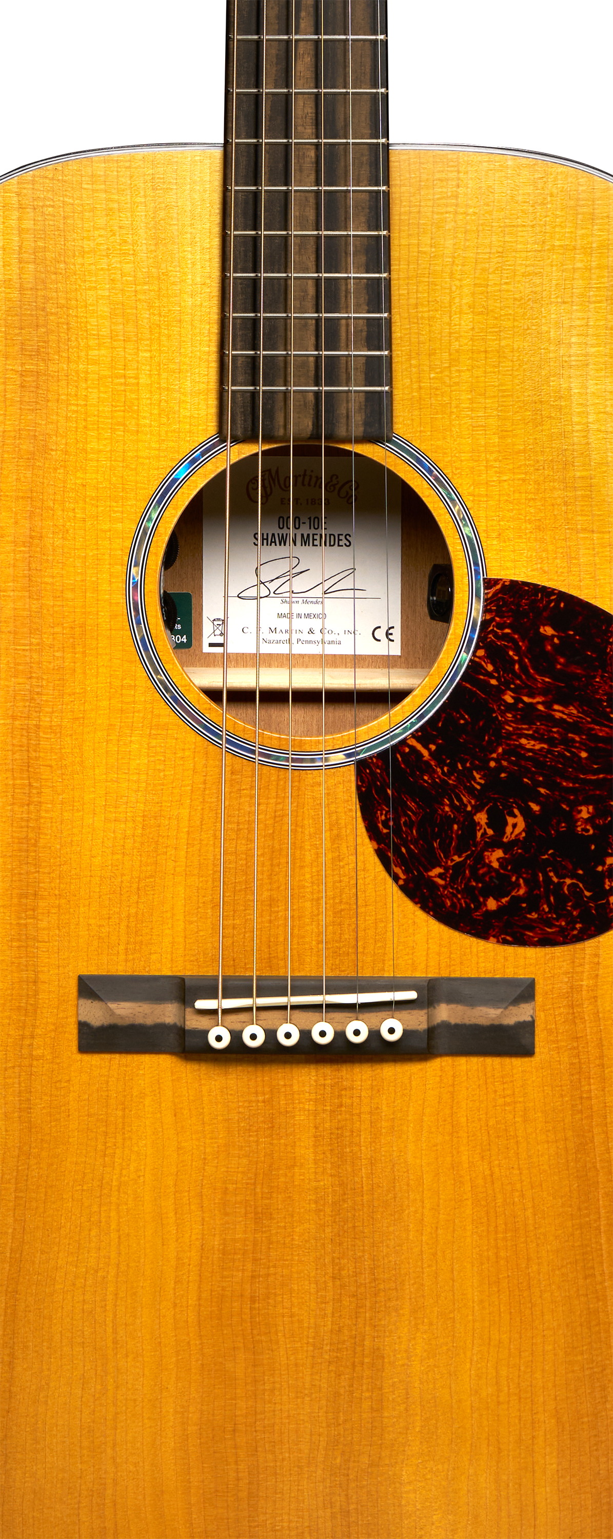Body of 000-10E Shawn Mendes Martin Guitar image number 3